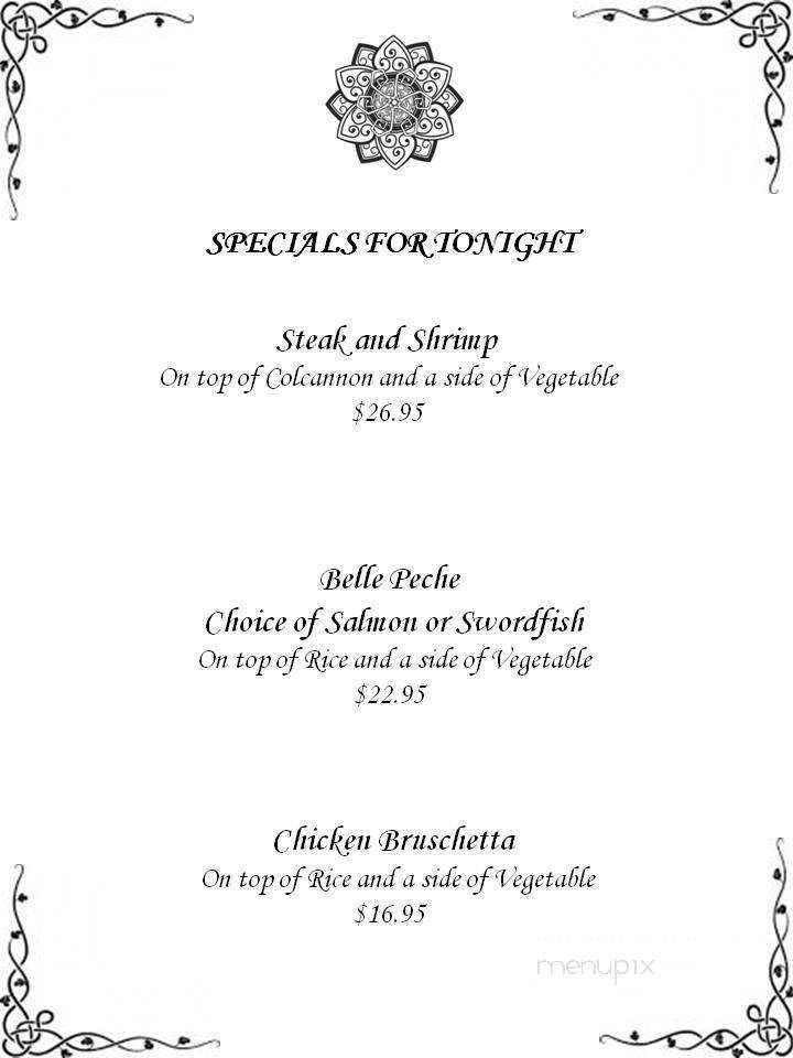 Chieftans Restaurant & Bar - Cobleskill, NY menu_pic