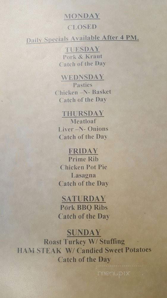 Trolley Shops Restaurant - Bangor, PA menu_pic