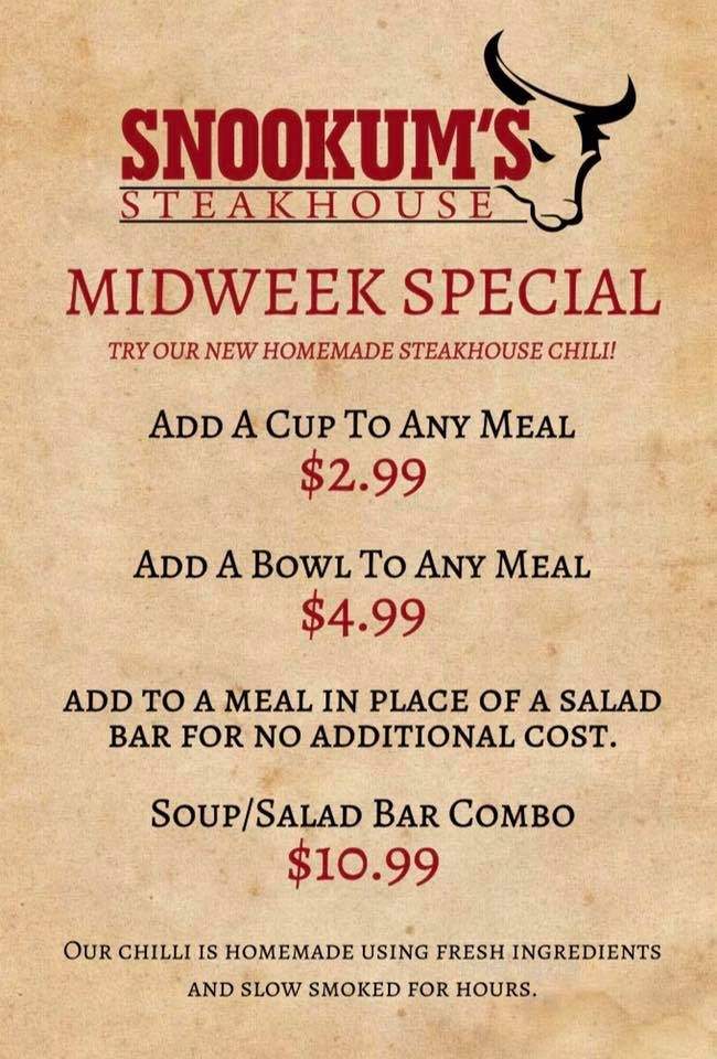 Snookum's Beef House - Henderson, TN menu_pic