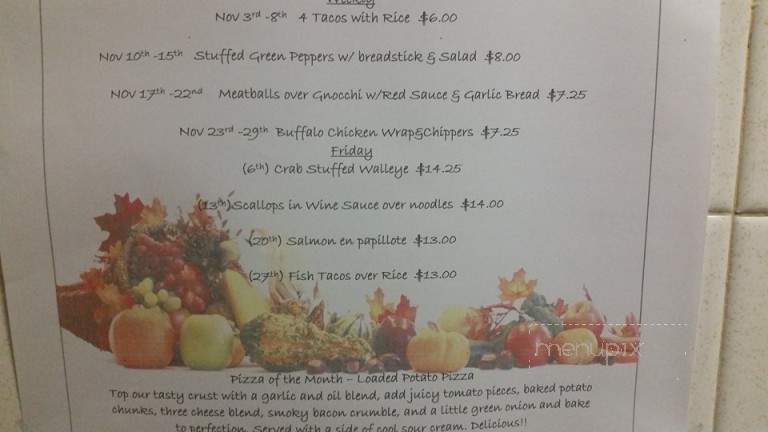 Rendezvous - Luxemburg, WI menu_pic
