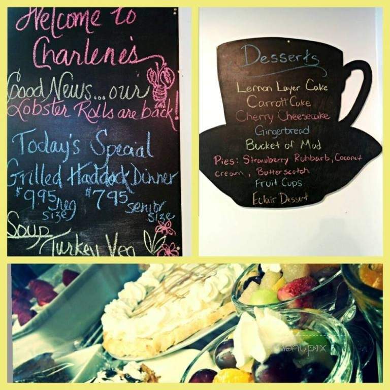 Charlene's Bayside Cafe & Restaurant - Subd B, NS menu_pic