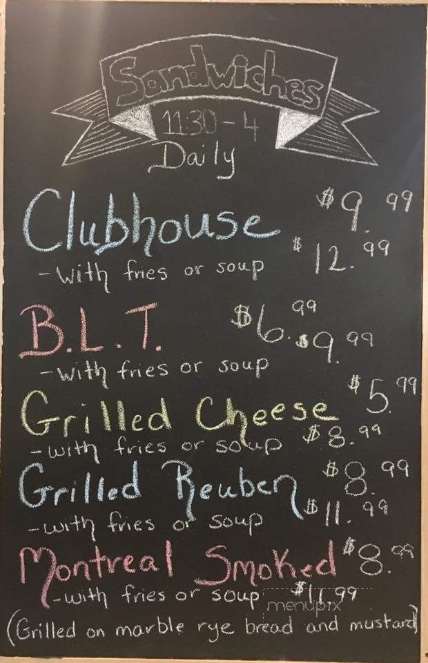 The Wheelhouse Seafood & Pasta - Belliveau Cove, NS menu_pic