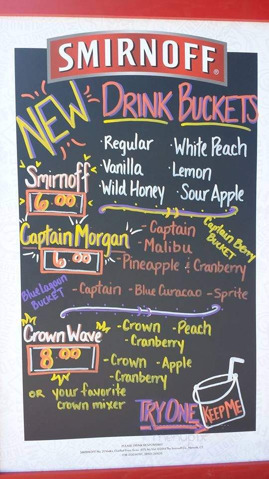 Chucks Sports Bar - Richmond, IN menu_pic