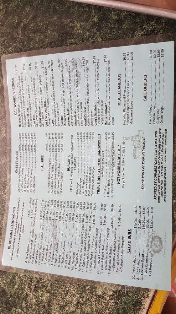 Deli Works - Flemington, NJ menu_pic