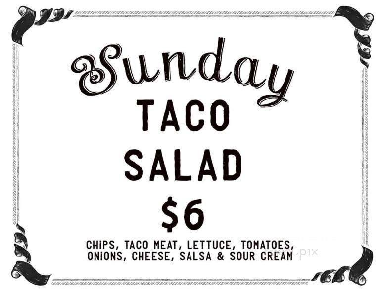 Korner - Bidwell, OH menu_pic