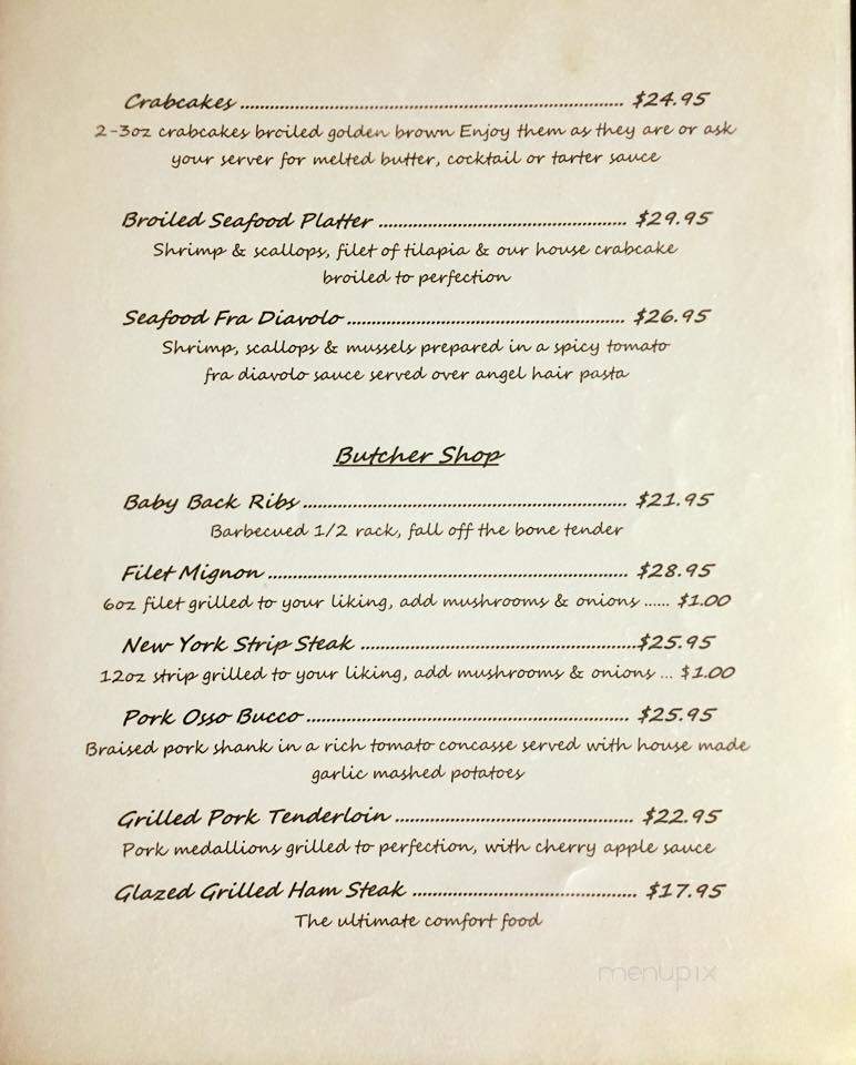 Summit View Restaurant - Schuylkill Haven, PA menu_pic