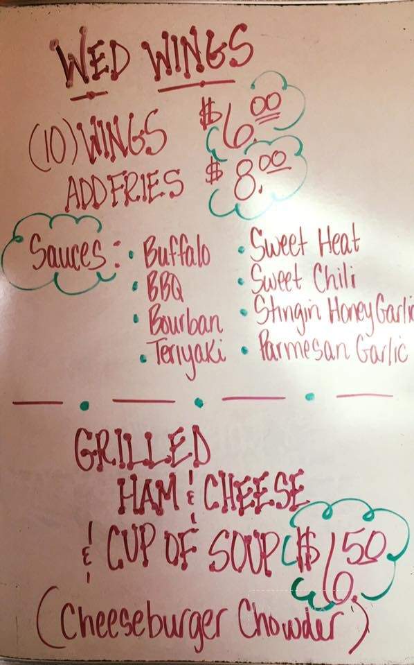 Buckshot Bar - Boyceville, WI menu_pic