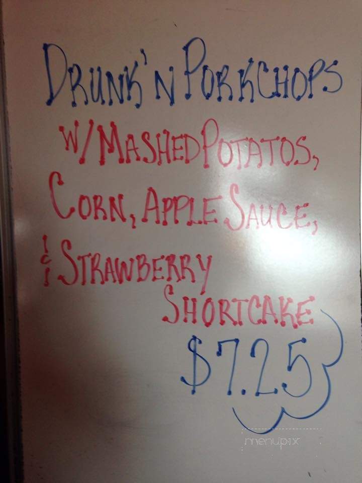 Buckshot Bar - Boyceville, WI menu_pic