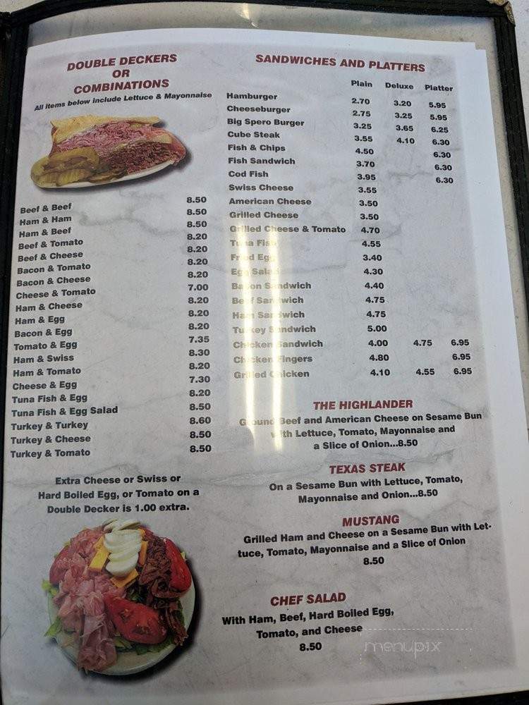J & J Restaurant - Cincinnati, OH menu_pic