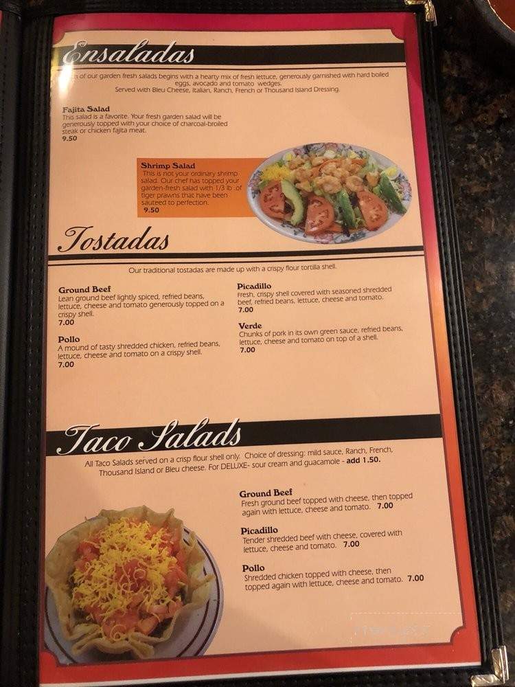 Pueblo Viejo - Monroe, WA menu_pic