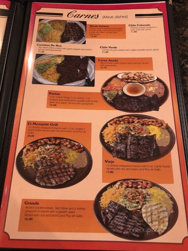 Pueblo Viejo - Monroe, WA menu_pic