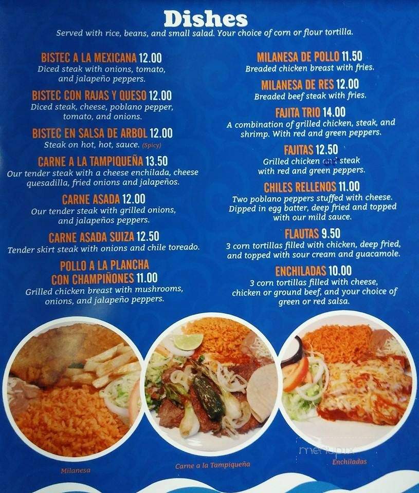 Menu of Las Brisas in Sheboygan, WI 53081