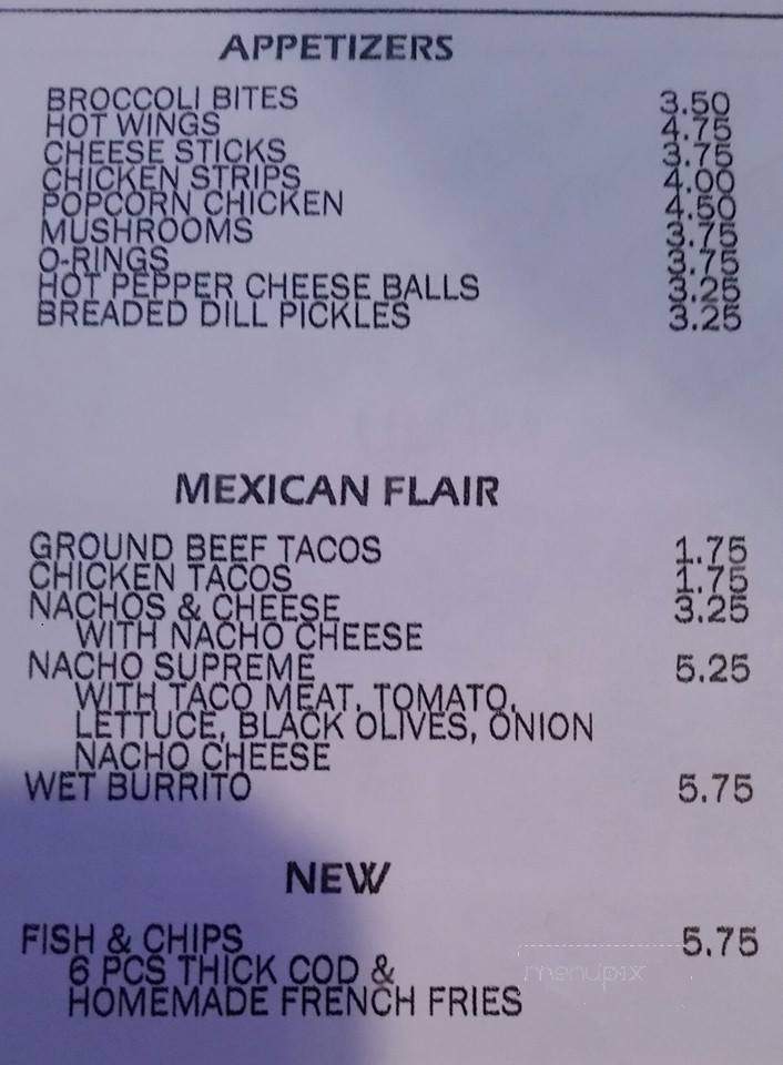Fergs' Parma Pub - Parma, MI menu_pic