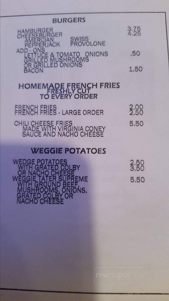 Fergs' Parma Pub - Parma, MI menu_pic