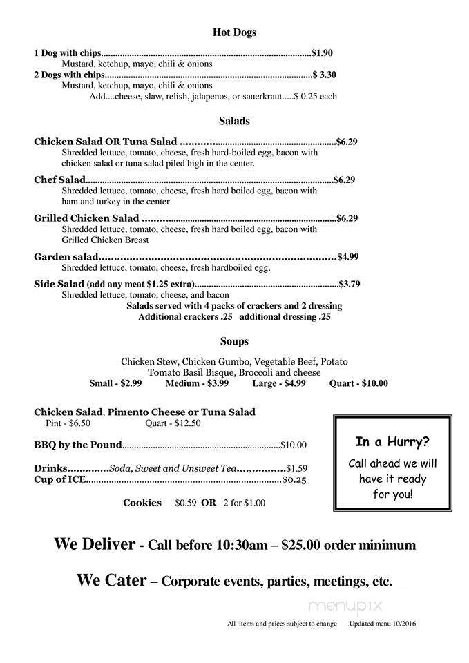 Greenwood Sandwich Co - Greenwood, SC menu_pic