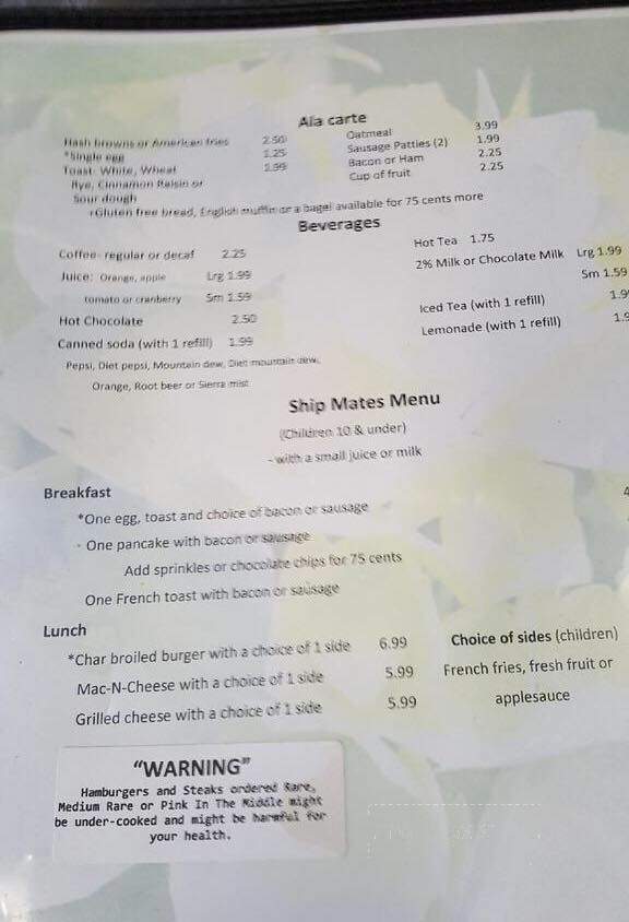 Lola's Bakery and Restaurant - Sturgeon Bay, WI menu_pic