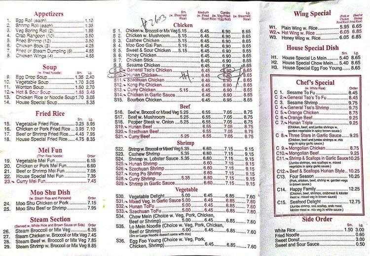 King's Chinese Kitchen - Arden, NC menu_pic