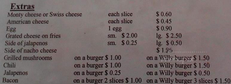 Hazel's Drive In - Antioch, CA menu_pic