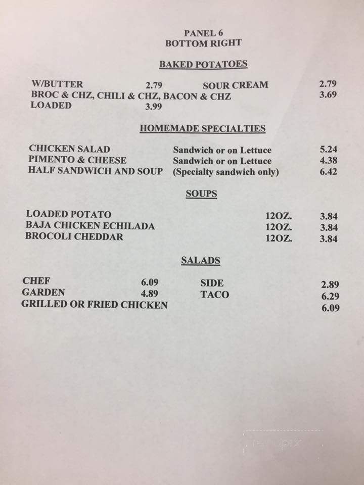 Deck - Columbia, MS menu_pic