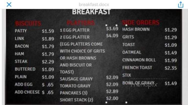 Deck - Columbia, MS menu_pic