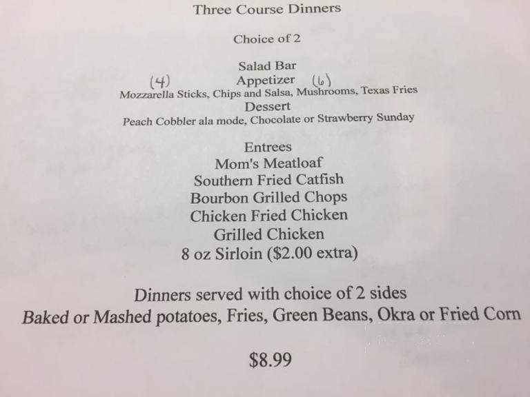 Sheila's Place - Marshfield, MO menu_pic