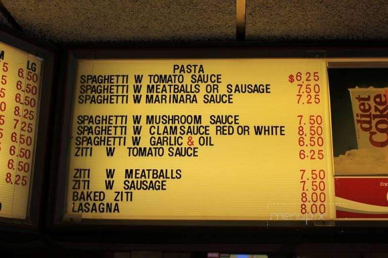 Sal's Pizzeria - De Ruyter, NY menu_pic