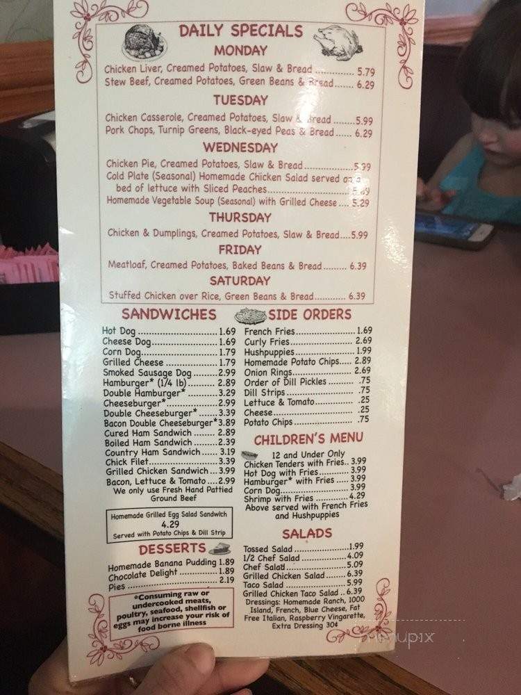 Online Menu Of P J S Diner Asheboro Nc