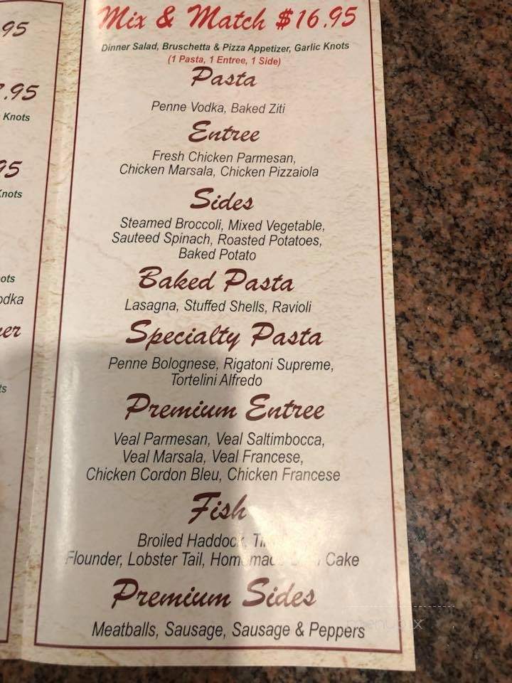 La Dolce Casa - Tamaqua, PA menu_pic