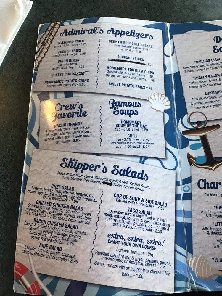 River Street Pier - Green Bay, WI menu_pic