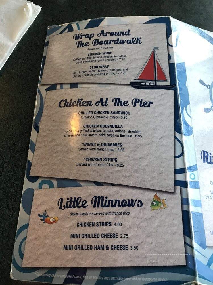River Street Pier - Green Bay, WI menu_pic