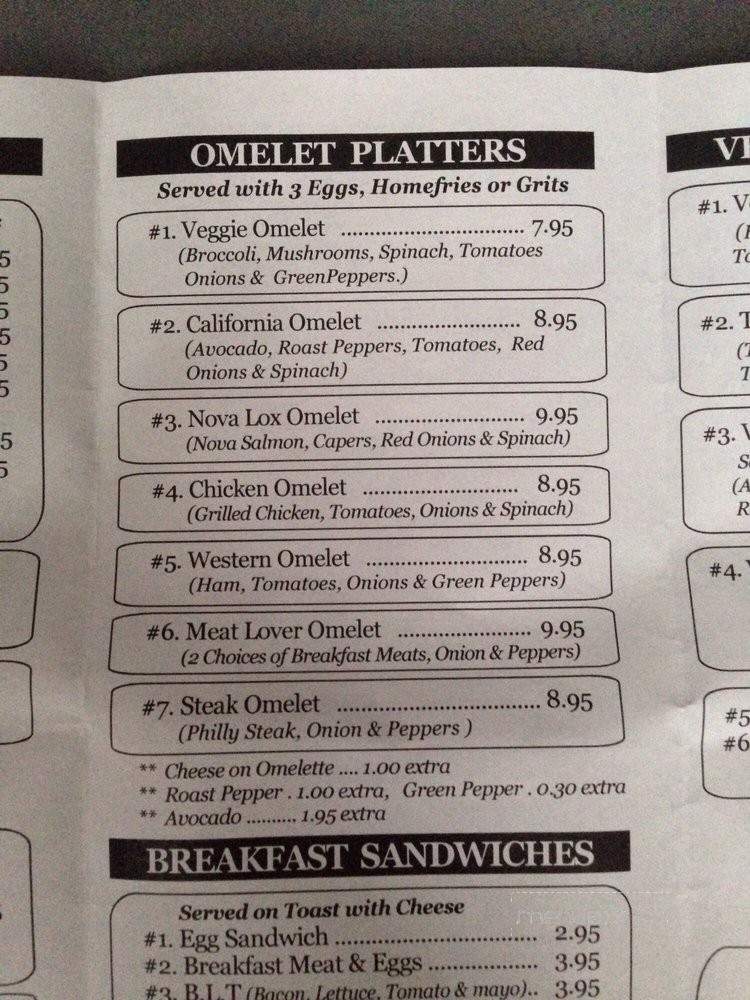Cedar Park Cafe - Philadelphia, PA menu_pic