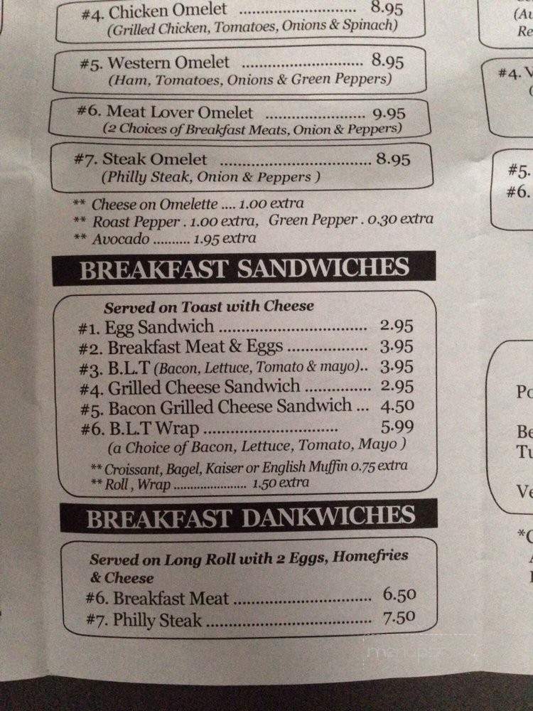Cedar Park Cafe - Philadelphia, PA menu_pic