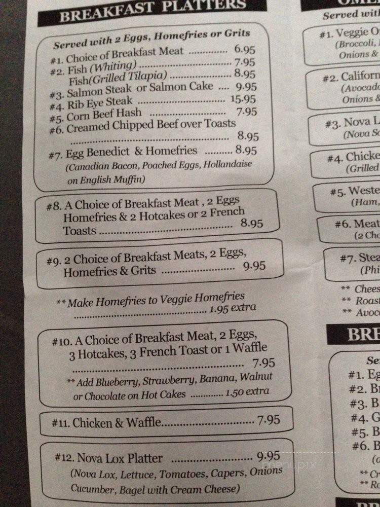 Cedar Park Cafe - Philadelphia, PA menu_pic
