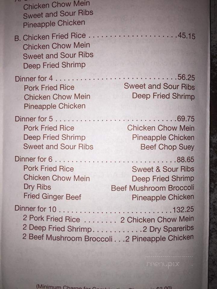 Mings Garden - Coaldale, AB menu_pic