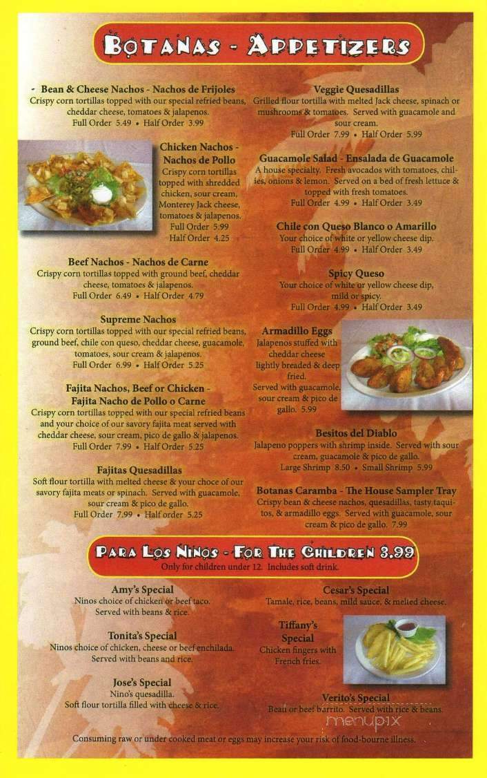 Las Palmas - Bronx, NY menu_pic