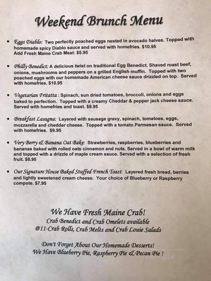 Riverside Cafe - Ellsworth, ME menu_pic