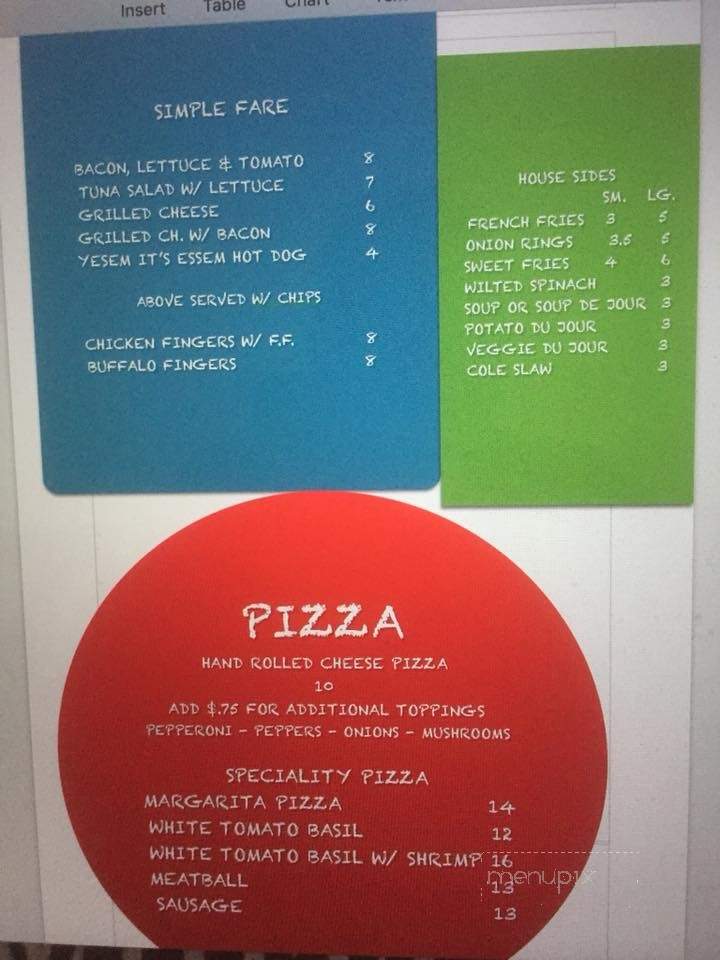 Norm's White Horse - Methuen, MA menu_pic