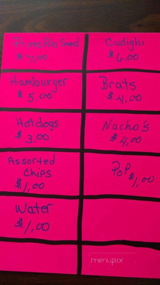 Buck's Restaurant - Ishpeming, MI menu_pic