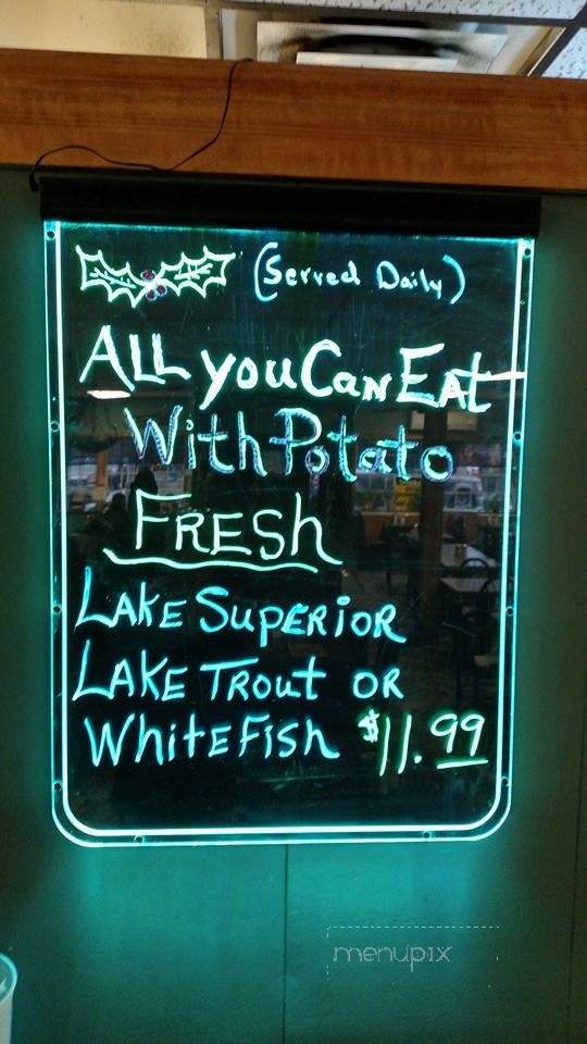 Buck's Restaurant - Ishpeming, MI menu_pic