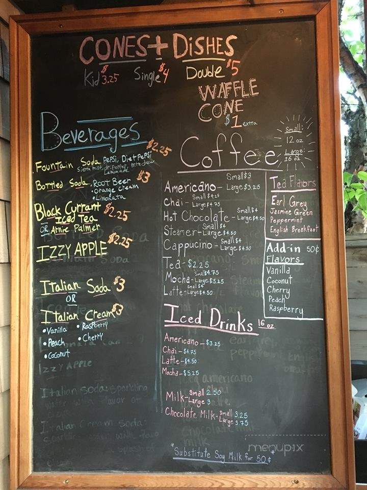 Sydney's Frozen Custard - Grand Marais, MN menu_pic
