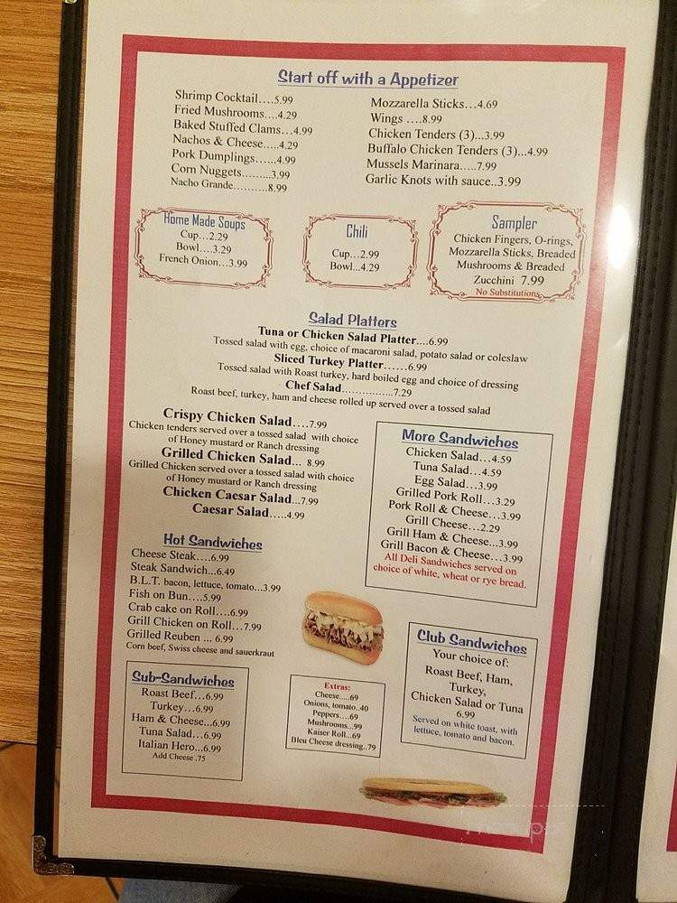 Muller's Diner - East Stroudsburg, PA menu_pic