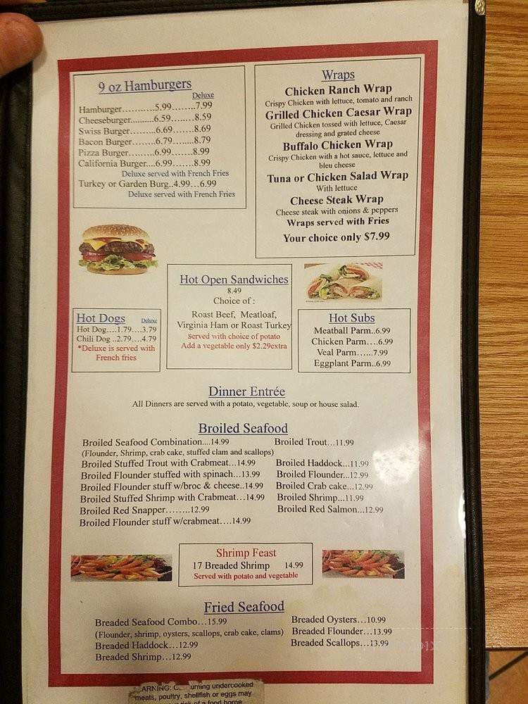 Muller's Diner - East Stroudsburg, PA menu_pic