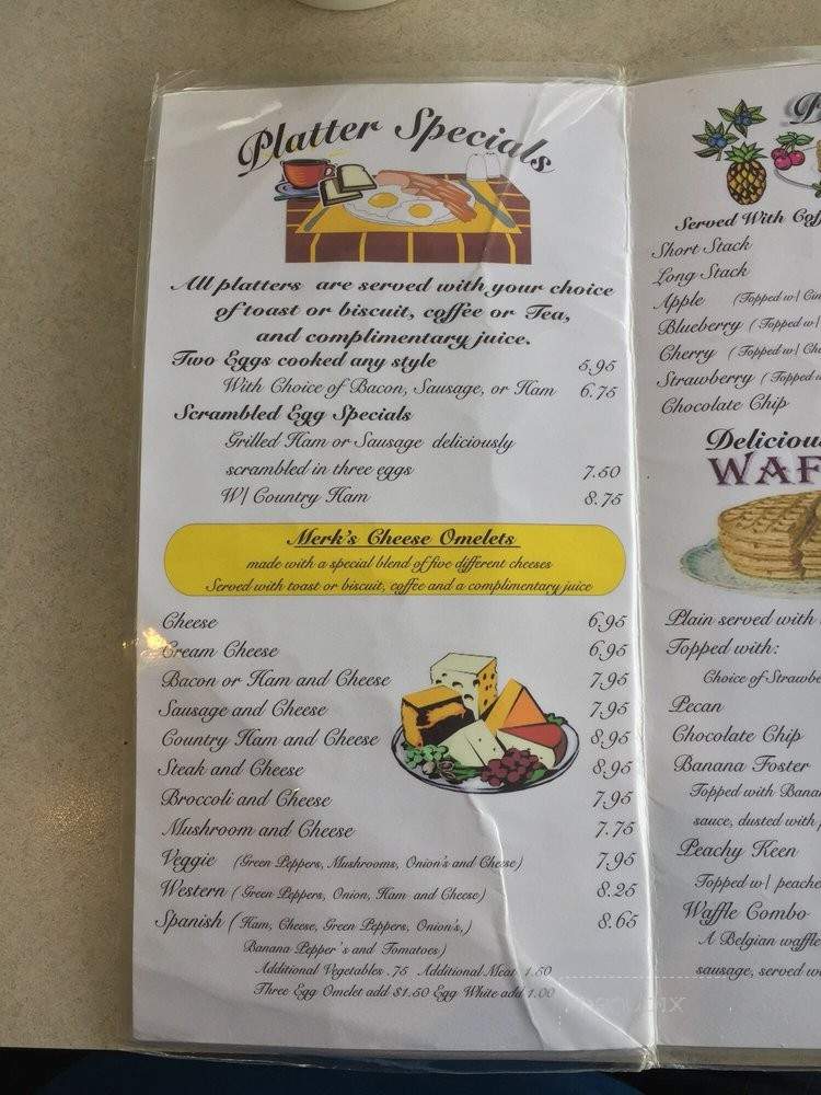 Merk's Place - Farmville, VA menu_pic