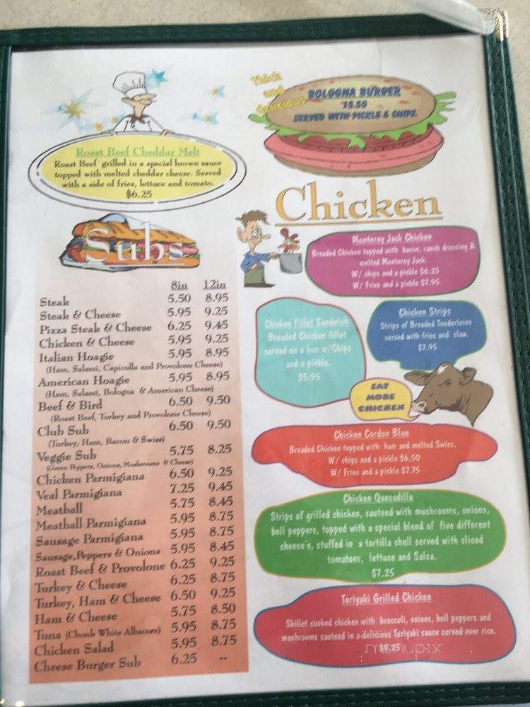 Merk's Place - Farmville, VA menu_pic