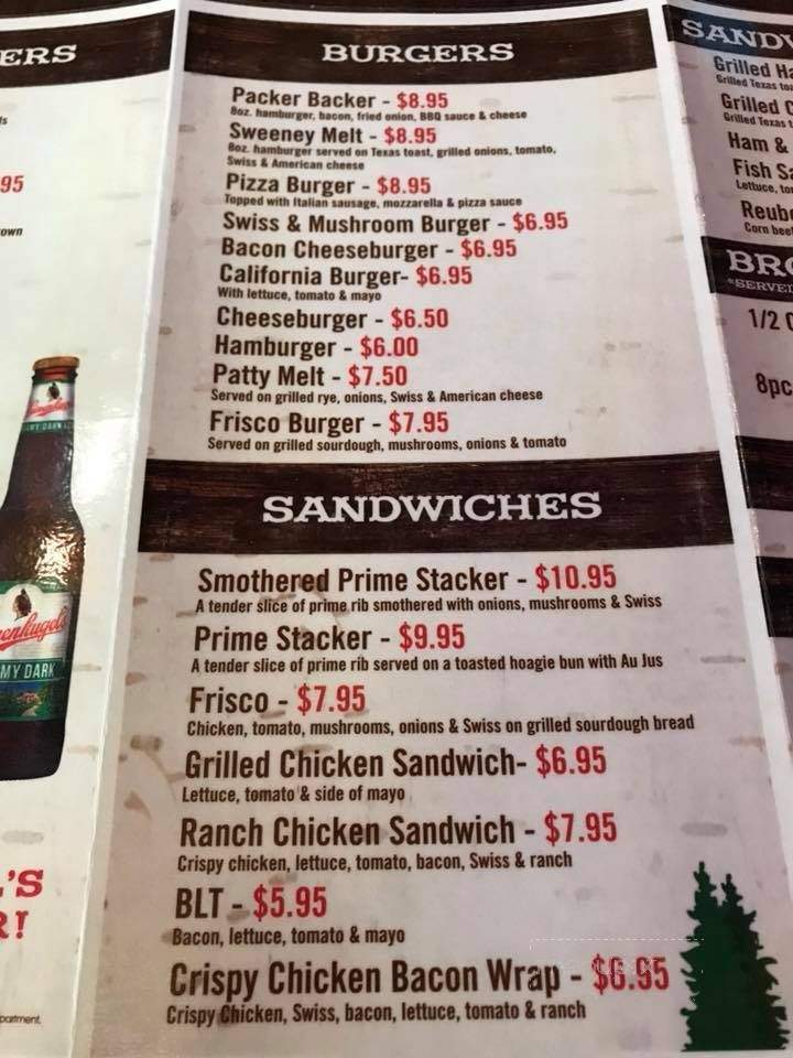 Lipsie Pines Tavern - Spooner, WI menu_pic