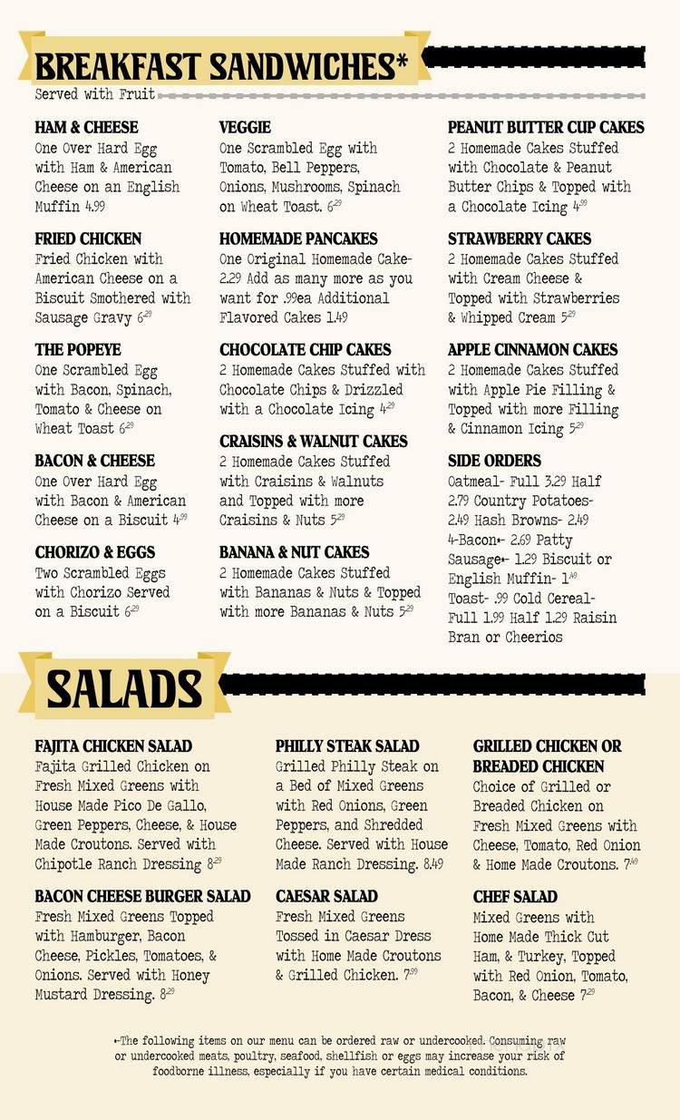 Soda Fountain Grill at Fraese Drug - Hutchinson, KS menu_pic