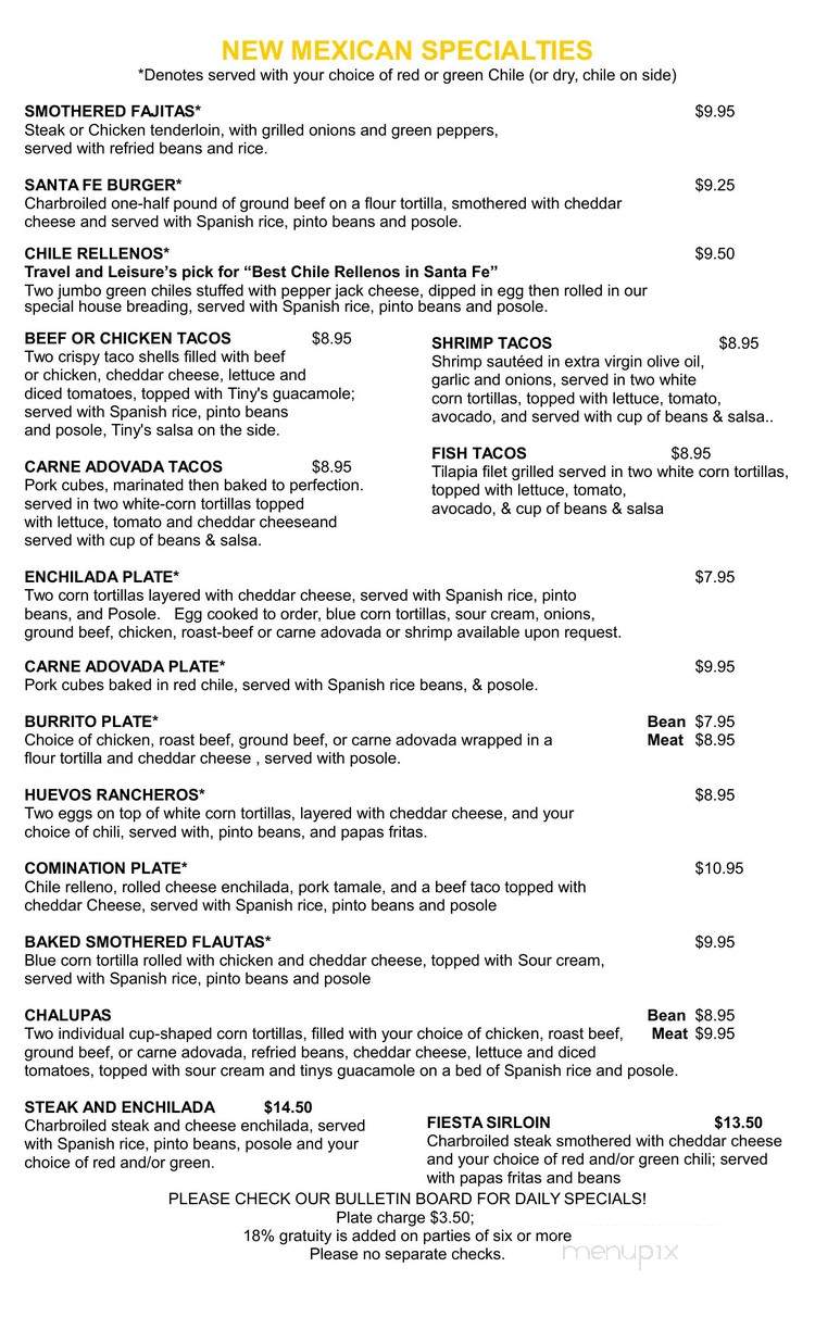 Casa De Pizza - Los Lunas, NM menu_pic