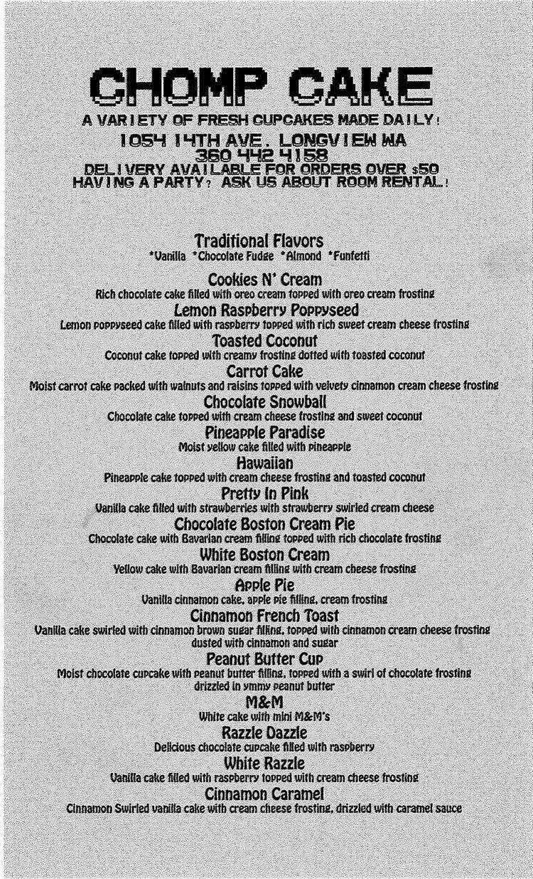 Minus World - Longview, WA menu_pic