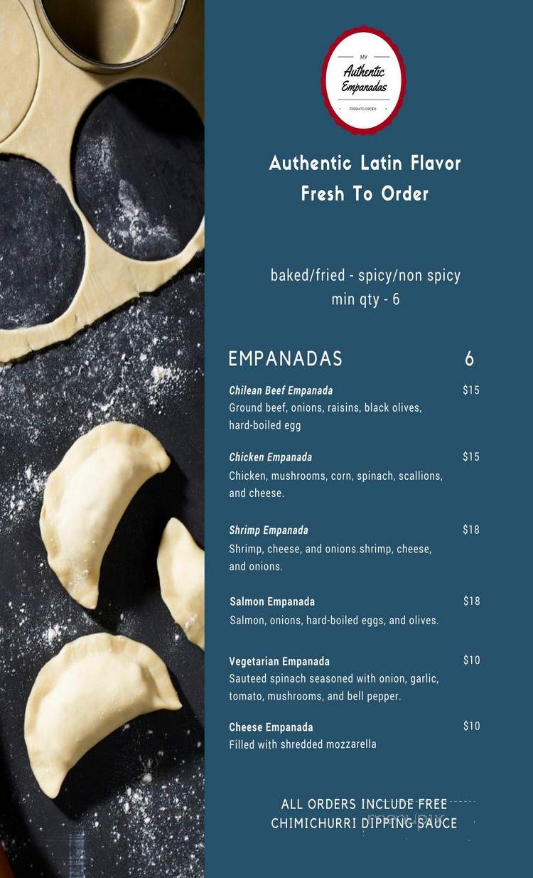 /380369137/My-Authentic-Empanadas-Menu-Chino-CA - Chino, CA