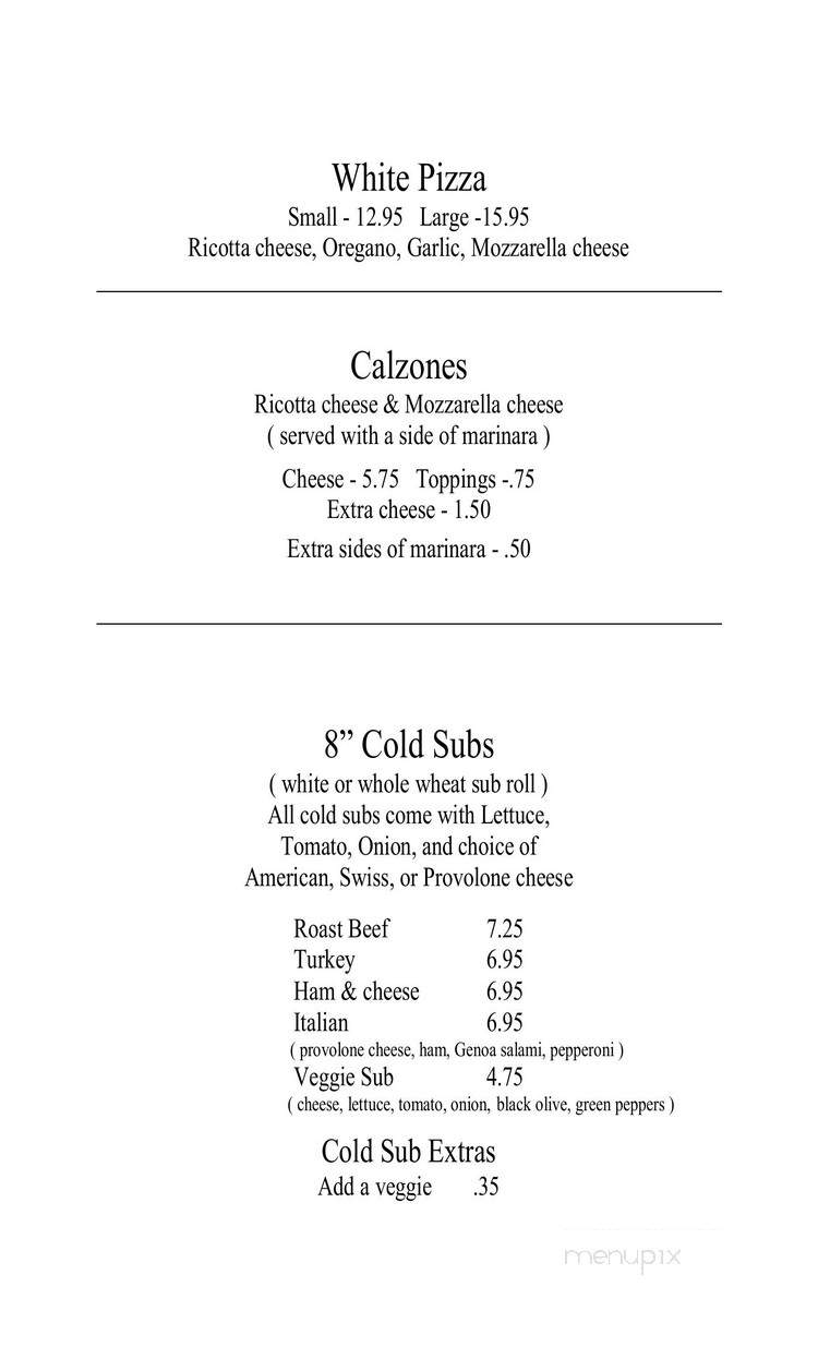 Coffee Shop - Seal Harbor, ME menu_pic